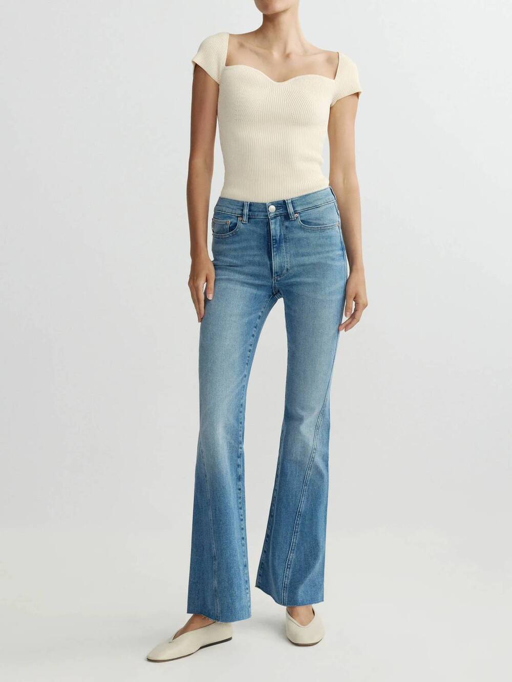 NEW DL1961 - WOMEN'S bridget boot high rise instasculp jeans in spring creek